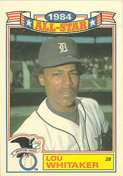 1985 Topps Glossy All-Stars White Card Stock Baseball Cards